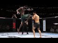 UFC Doo Ho Choi vs. Uriah Hall Stop the Black Leopard's Flying Knick.