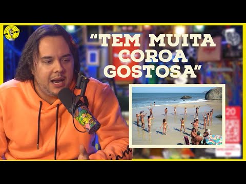 GUI SANTANA FALA SOBRE O PANICO NA PRAIA DE NUDISMO! | #PODCORTAR #217