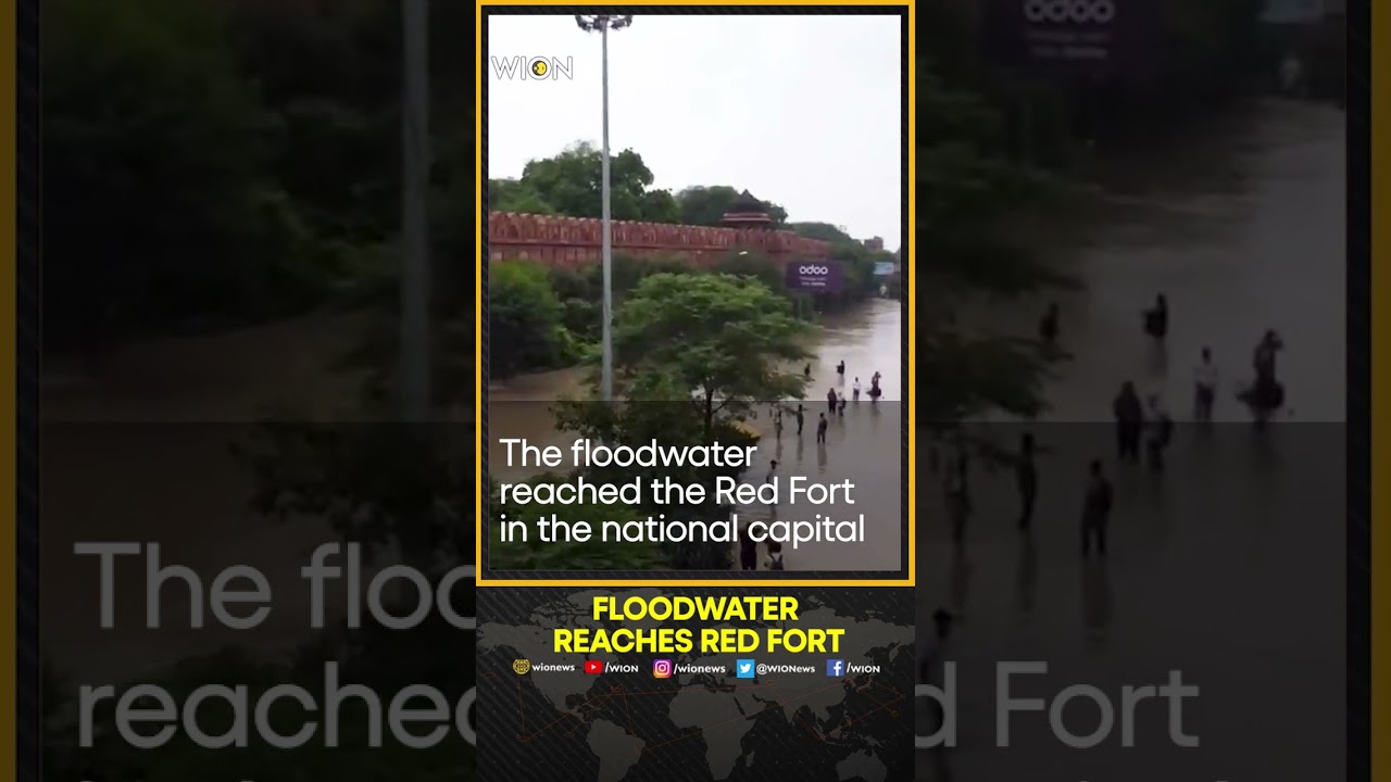 River Yamuna's flood water reaches Red Fort