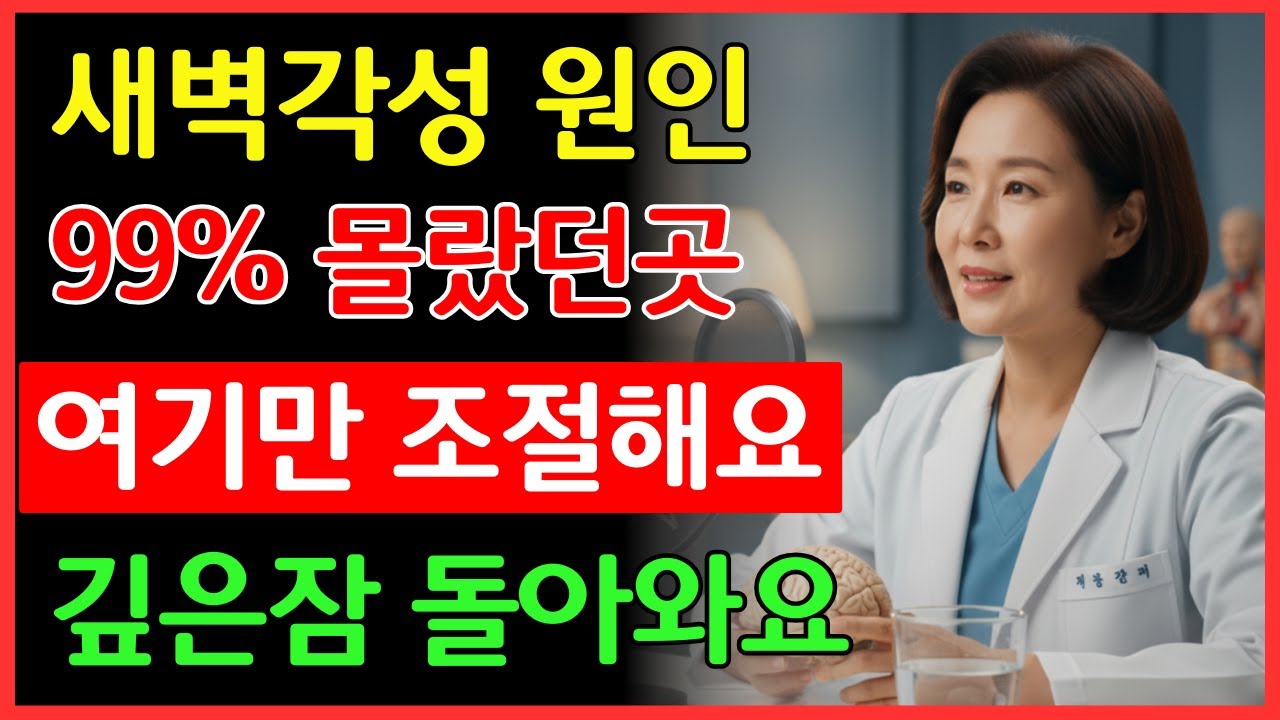 99%는 모르는 새벽 각성 막는 뇌 진정 비밀 | 건강 | 뇌 | 수면 | 오디오북 |