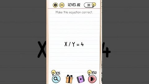 Brain Test Level 82 Make The Equation Correct | Brain Test