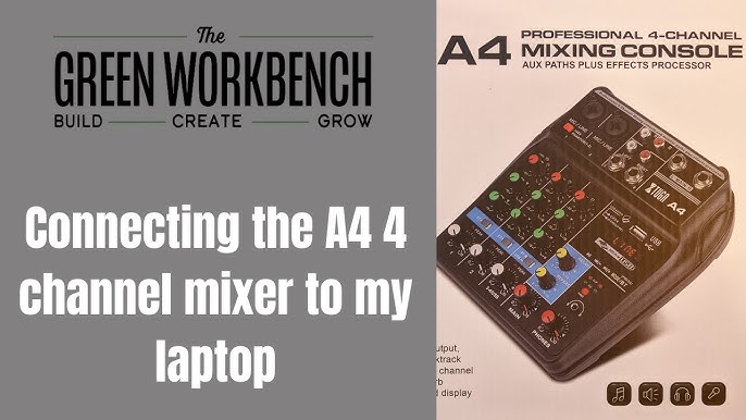 Gear4Music Mix02AU 6-Channel Mini Mixer with USB review