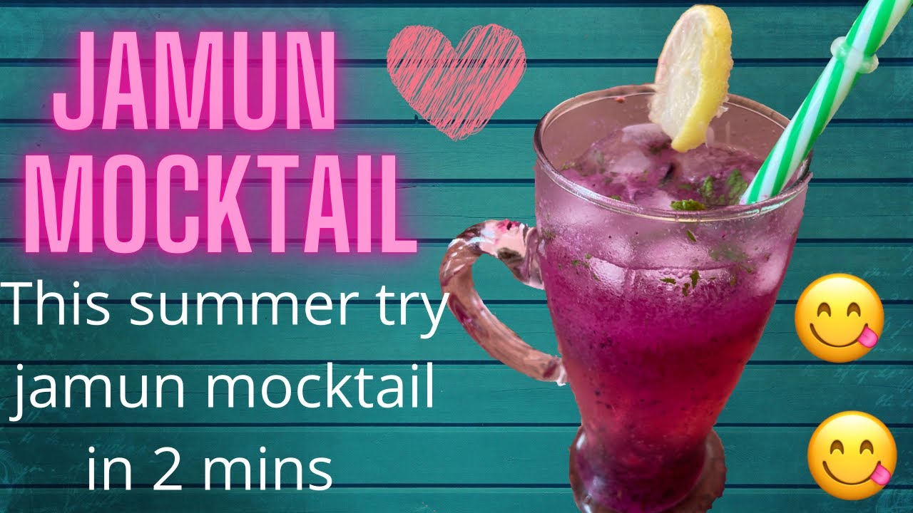 Jamun Mocktail | Java Plum Mocktail | Wait for its Colour in the end | Food Shots 