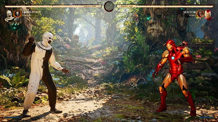 Horror vs Marvel! Art The Clown vs Iron Man - MK1 Very Hard Gameplay