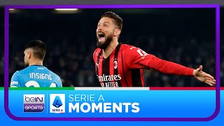 Giroud goal proves decisive as Milan go top with Napoli win 🎯 | Serie A 21/22 Moments
