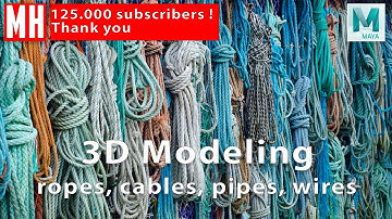 Improve your cable & wire workflow in Maya