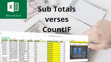 Excel: The Ultimate Battle - Subtotals vs CountIF