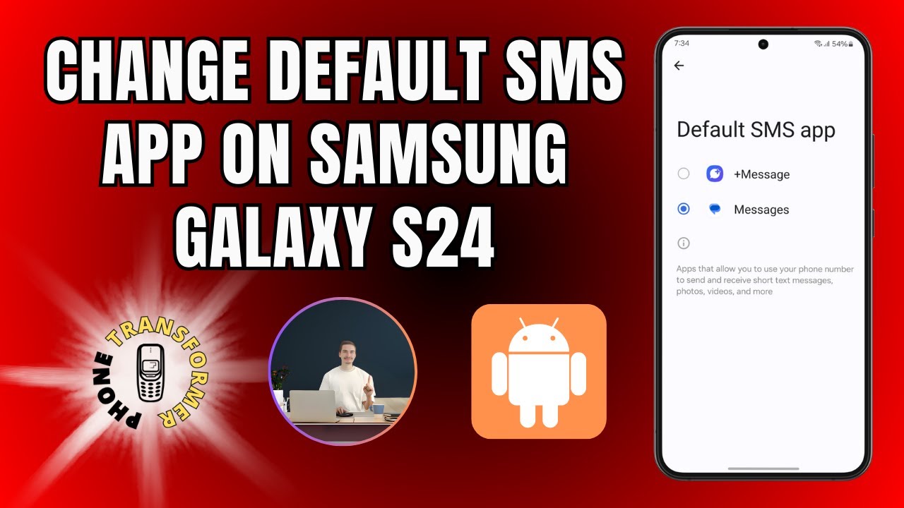 How To Change Default SMS App on Samsung Galaxy S24 - Step-by-Step Guide