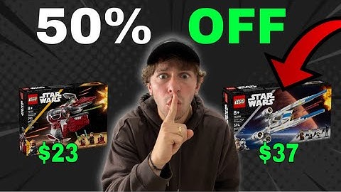 URGENT 50% OFF LEGO SETS RIGHT NOW