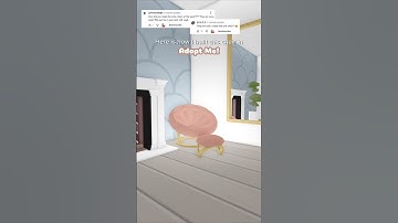 Adopt Me Build Hack! Viewer request! Chair