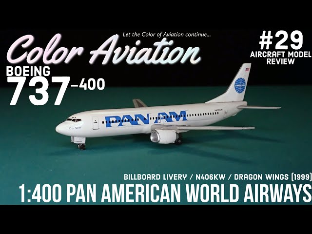 1:400 Dragon Wings Pan American World Airways Boeing 737-400