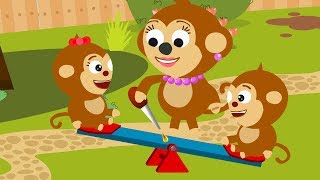 Monkey Mommy Fixes Broken Swing