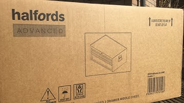 Halfords Advanced Tool Chest Unboxing. I may need some help...