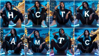 Black DP with Girls’ Name Letter – Cute & Stylish screenshot 4