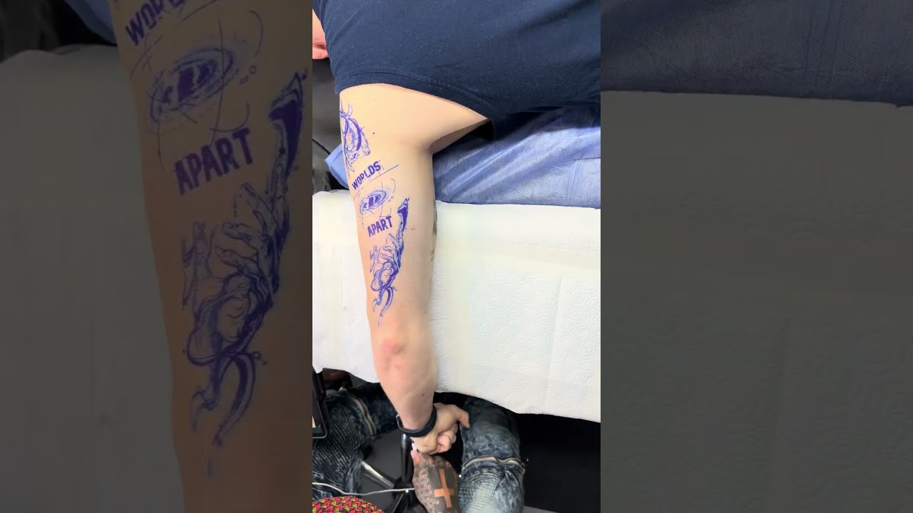 How to tattoo cybersigilism fineline black work tattoo