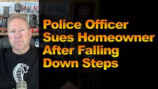 Police Officer Sues Homeowner After Falling Down Steps