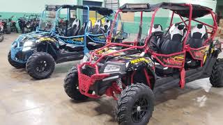 4 Seater Predator Gas UTV Utility Vehicle Monster Type Golf Cart Review & Walkaround
