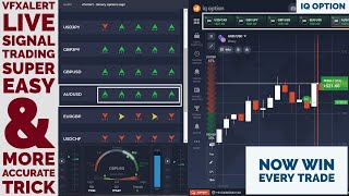 VFXALERT Live Signal Trading Super Easy & More Accurate Trick | Binary Options Tested Winning Trick