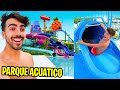 VISITE EL PARQUE ACUATICO DE NICKELODEON CON MIS VECINOS! 💦