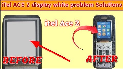itel ace2 Display White Problem Solutions !! #shortvideo #trending #viralshort #mobile #vairalvideo