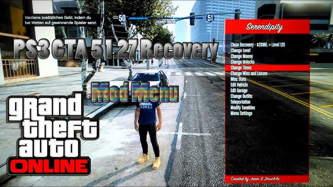 NEW!] GTA V Online - Mod Menu 1.26/1.27/1.28 On OFW PS3 (No Freeze