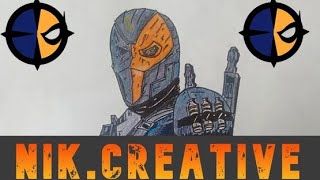 DEATHSTROKE Drawing | DC comics  | Nik.Creative