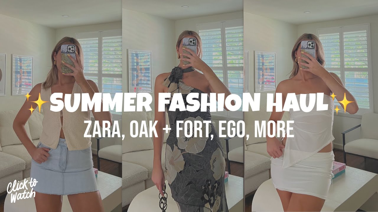 ZARA, OAK + FORT, EGO, PRETTY LITTLE THING HAUL Spring + Summer