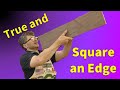 Hand Plane Tips on Straightening/Squaring an Edge with Rob Cosman