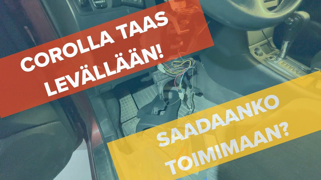 Launch X-431 ja Corollan cruise