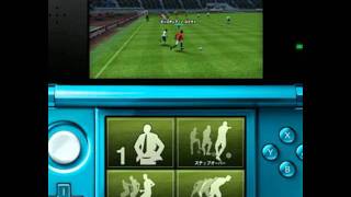 ウイニングイレブン2012（3DS）簡単タッチペン操作　フェイント/作戦編