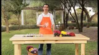 Cómo hacer una Mesa de Jardín de Madera? - YouTube