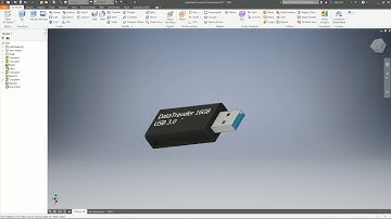 Hướng dẫn học Inventor - 36/61 Vẽ USB (Exercise)