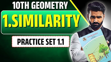 1. Similarity | 10th Geometry | Practice Set 1.1 | Pradeep Giri Sir