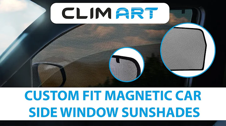 How to install Custom Fit Magnetic Sunshades for Chevrolet Silverado 1500 Crew Cab 2019-2021