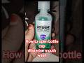How To Open Listerine Cap Listerine Mouthwash Mouthwashing Brush Bottle Shorts Bottlecap Tip
