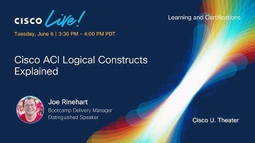 Cisco ACI Logical Constructs Explained