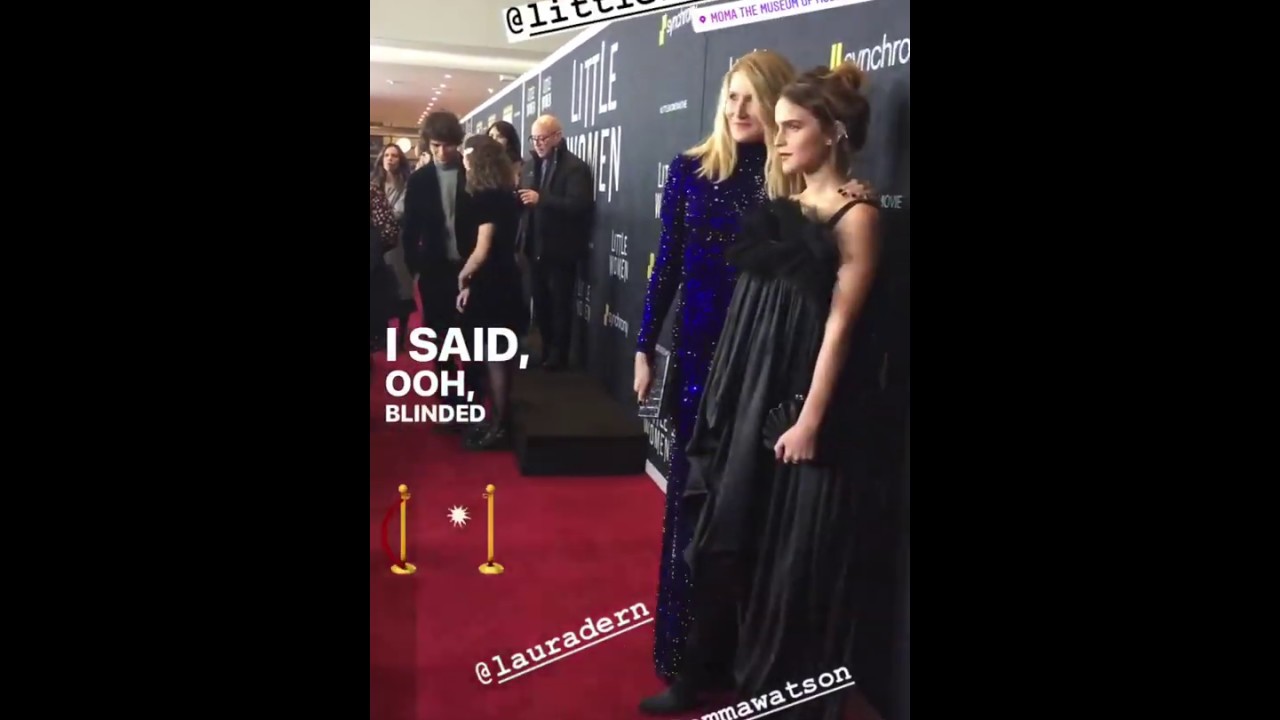 Emma Watson And Laura Dern Little Women Nyc Premiere