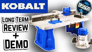 Kobalt Router Table REVIEW \u0026 DEMO 