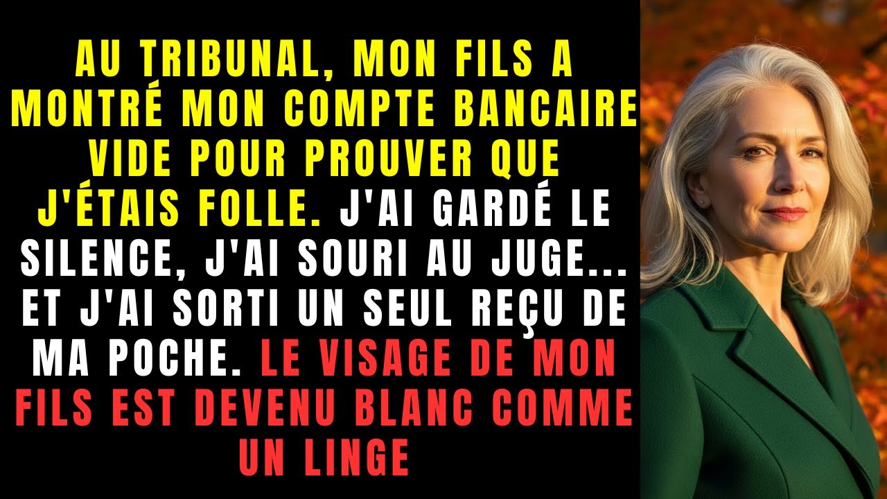 « Maman est ruinée et sénile », a-t-il dit au juge pour m'interner — jusqu'à ce que je dévoile où...