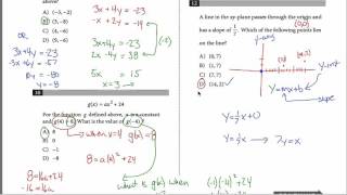 SAT Math Practice Test 1, s3, 11-15
