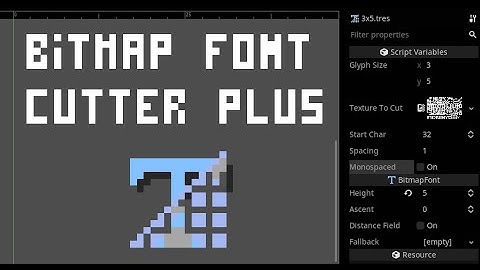 Godot BitmapFontCutterPlus Plugin