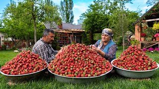 Ev Yapımı Çilek Marmelatı Ve Tatlıları