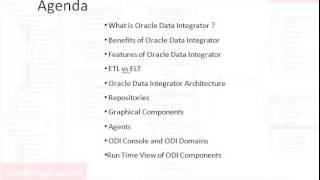 ODI 12c Video Tutorials--Session-1 Agenda