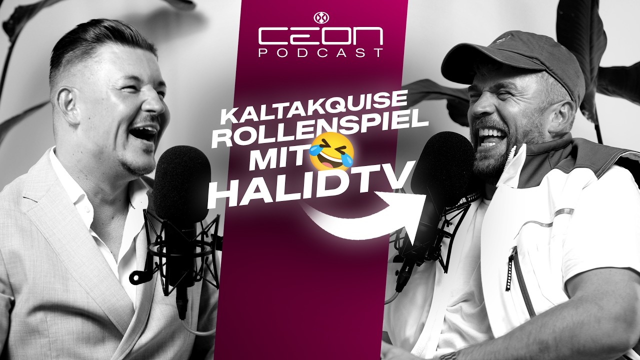 HalidTV macht Kaltakquise und Einwandbehandlung live im Podcast