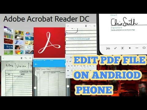 Paano Mag Edit & Retype ng PDF file Scanned Documents on Android Mobile Phone 2020