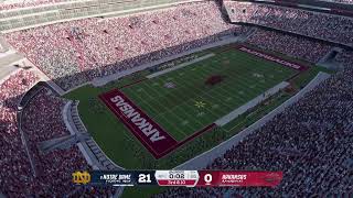 EA Sports College Football 26 Week 5 Notre Dame Fighting Irish At Arkansas Razorbacks