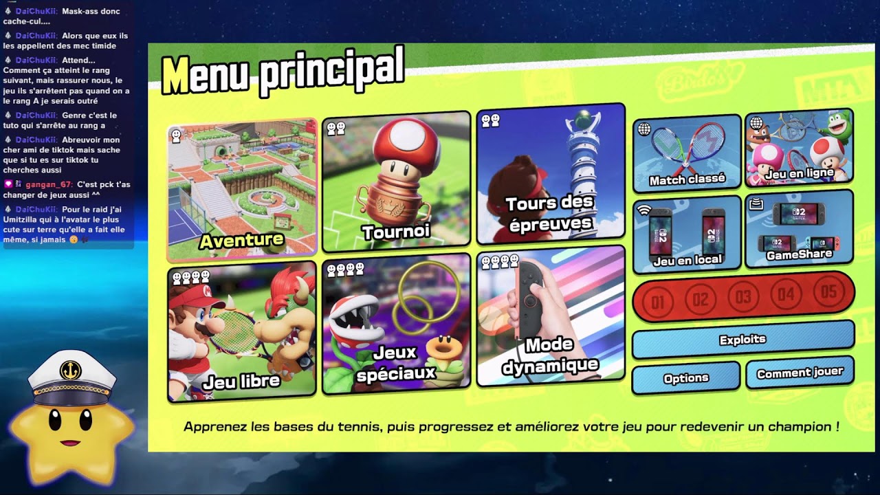 Mario Kart 8 Deluxe avec les viewers