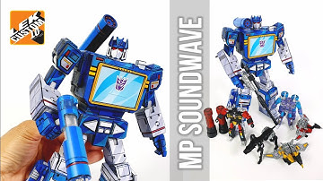 Custom cel-shaded Transformers MP13 Soundwave Takara hasbro By LEK Custom Toys 2023