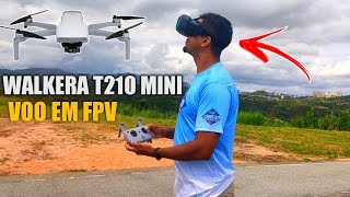 Vôo em FPV com WALKERA T210 MINI é incrível o que esse drone faz! 😱