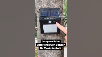 Luminária Solar Luz de Led Com Sensor De Presença Automático iluminação externa